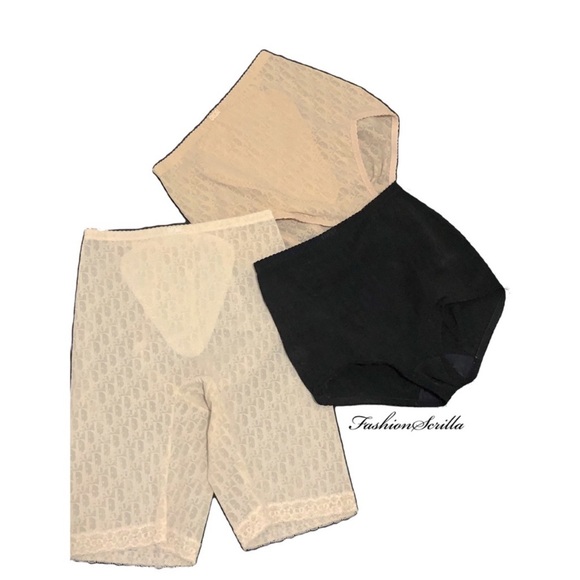 Dior Oblique Jacquard Sheer Monogram Logo Lingerie 70s Christian Dior shapewear - Picture 9 of 12